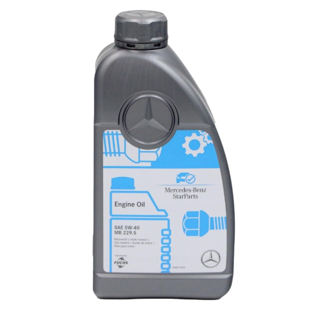 MERCEDES-BENZ ENGINE OIL 5W-40 (1L) SAE MB 229.5: Buy Online at